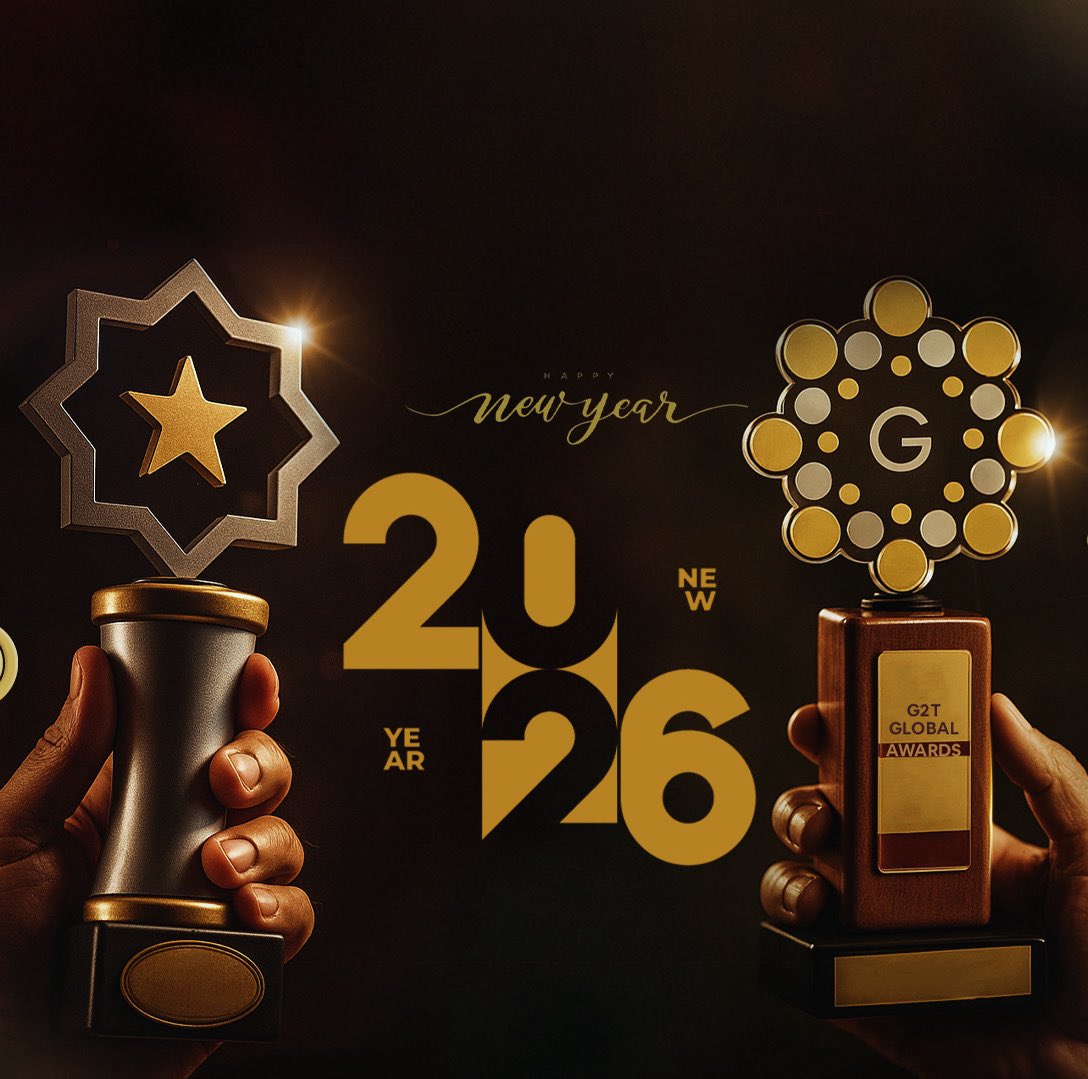 Happy New Year everyone!

A new year means new beginnings, New opportunities and new growth.
#G2TGlobalAwards #happynewyear