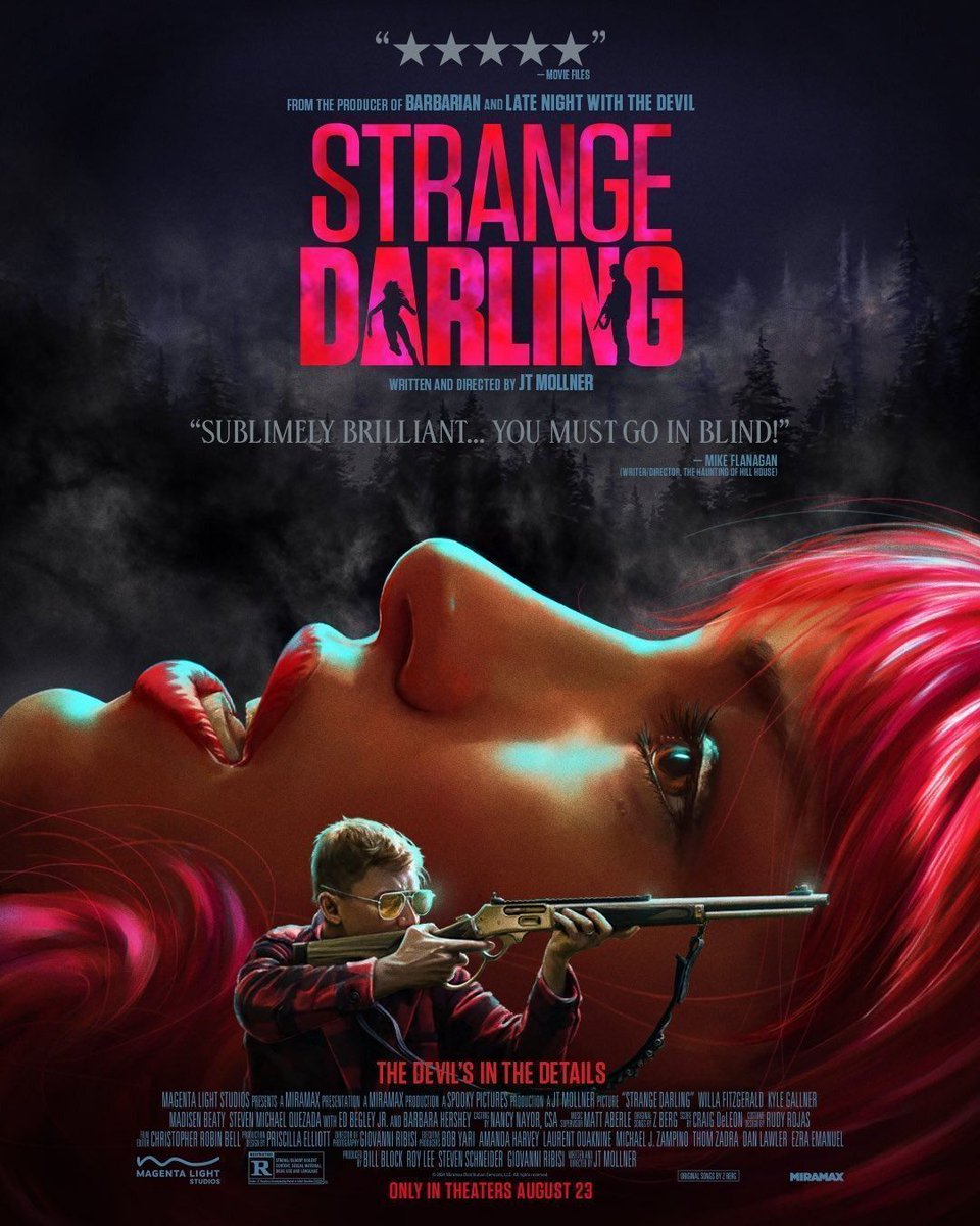 Strange Darling (2024)

★★★☆

Un thriller érotique, sans concession et surtout, jusqu'au-boutiste 

✍️ La suite ici :
senscritique.com/film/strange_d…

#StrangeDarling #JTMollner #KyleGallner #WillaFitzgerald #Film #Cinema