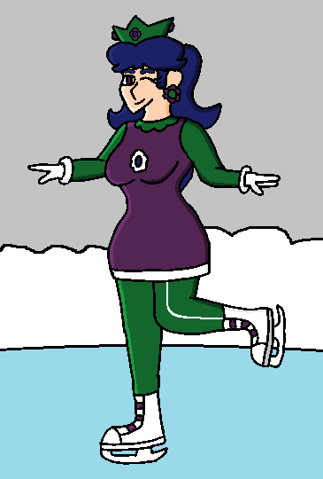 SuperPacMario64's tweet photo. Princess Lucy Skating. https://t.co/ti85yaQhRQ