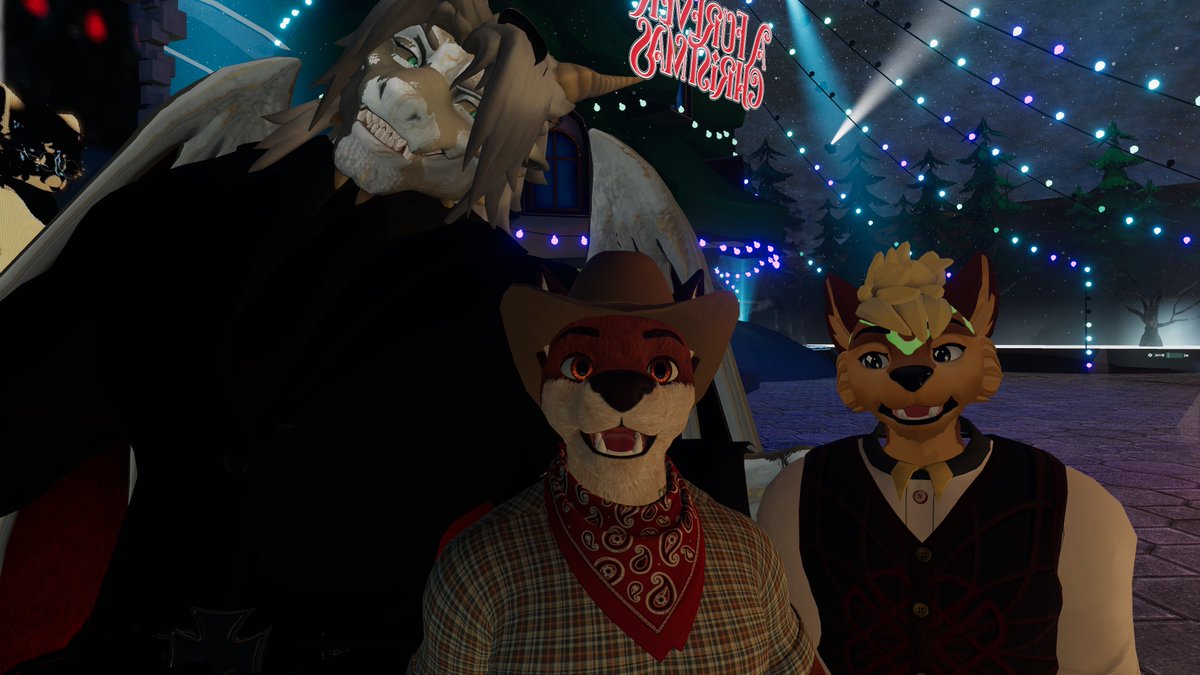 I'm so grateful for all of the time I've spent with friends this year!  It's been a blast hanging out with you all, and I'm looking forward to much more in 2026!  <3

#2025recap #vrchat #furry

(Couldn't find a pic with everyone, sorry!)