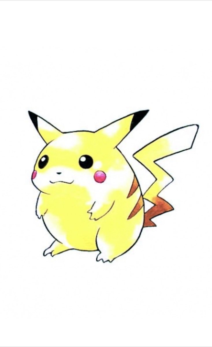 poke_times 画像のピカチュウが初期のデザインだ