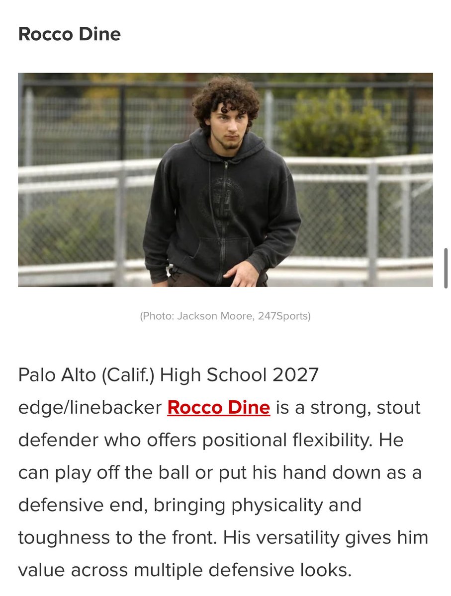 RoccoSpikeDine's tweet photo. Thank you @JacksonMoore247 and @247Sports for the recognition. 

Proud of being a Top Performer at @TheArrivalCamp , thank you @OfficialKOBros❗️

✅ Ready for a big offseason ahead❗️ https://t.co/WldT7n5itw
