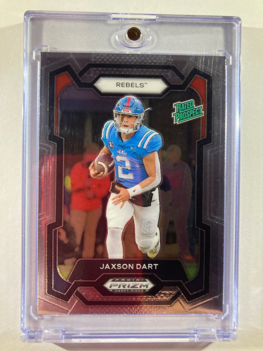 1218Sports's tweet image. 🎁Appreciation Day Giveaway🎁

Winner Announced Monday

🔥Jaxson Dart Panini Prizm Rated Prospect Rookie Card #Rebels

To enter
1. Follow
2. Retweet
3. Like