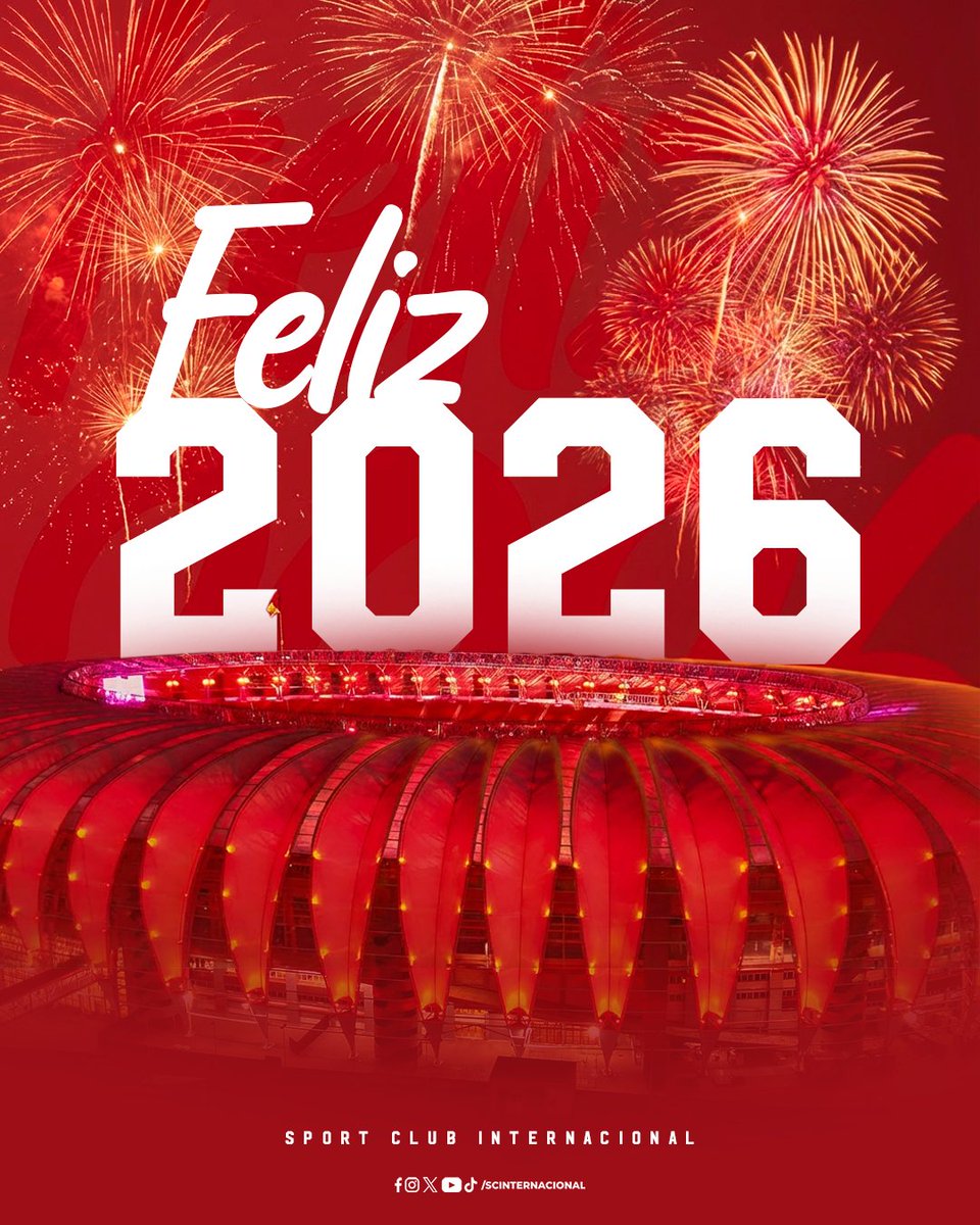 O #ClubedoPovo deseja um Feliz Ano Novo para todos os colorados e coloradas. Muita prosperidade, saúde e felicidades. ❤️🤍

𝟐𝟎𝟐𝟔! 🥂🇦🇹