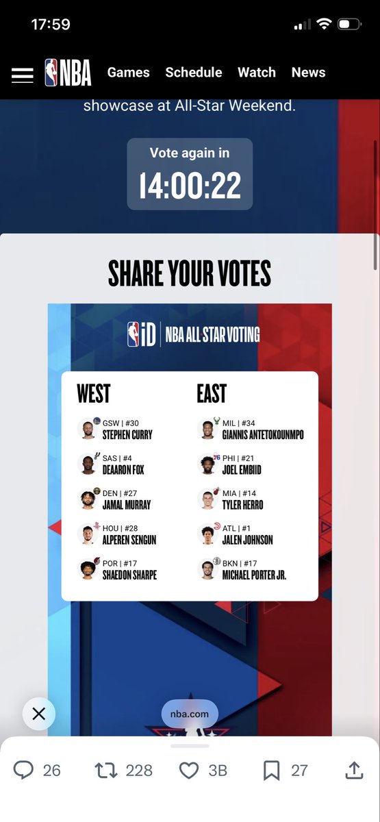 Onca oy verdik, tabii ki #Allstars a seçilecekti #NBAAllStar bizim işimiz #alperenşengün