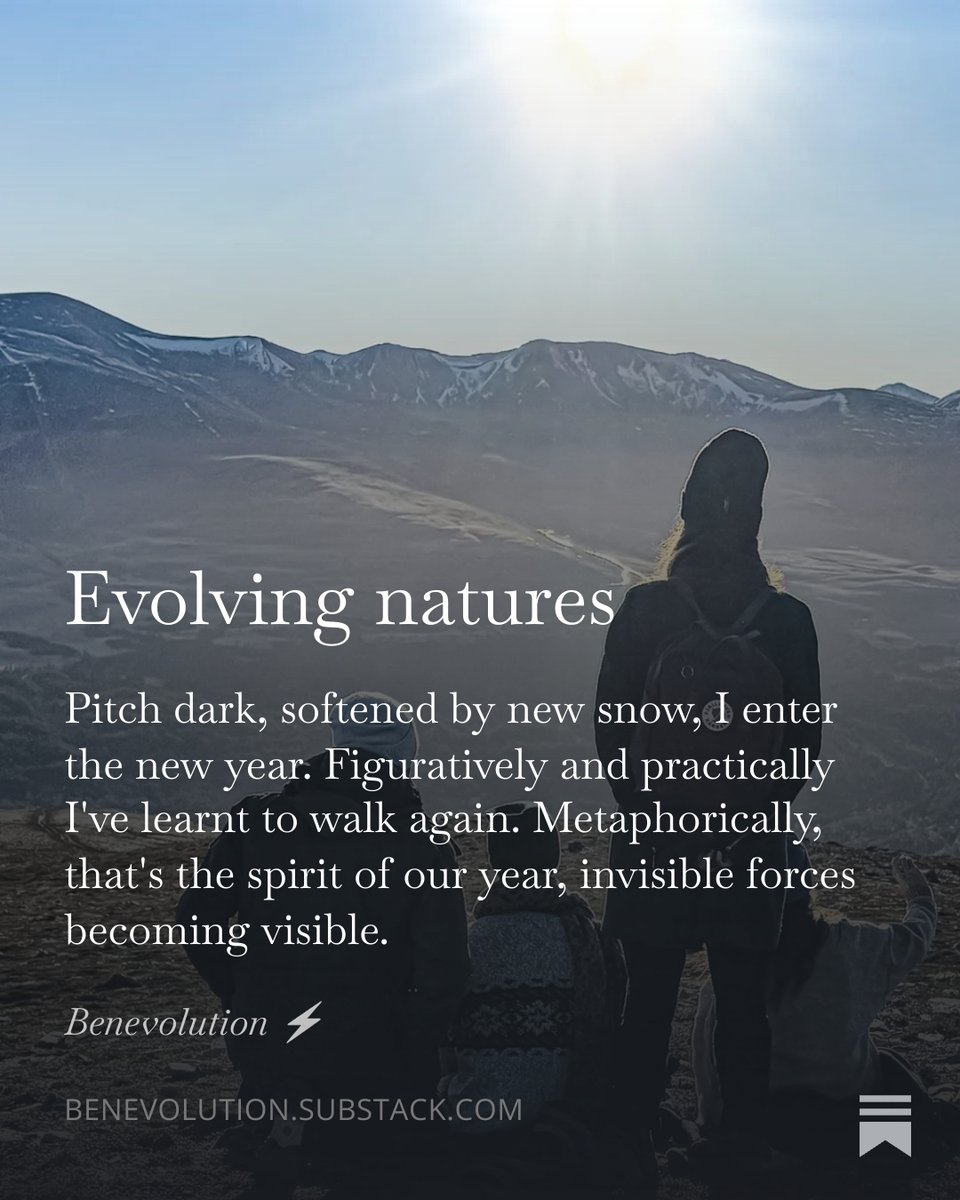 simondivecha's tweet image. Camping while learning to walk. And our 2025 zeitgeist 😍 open.substack.com/pub/benevoluti…

Much love to all and Happy New Year!