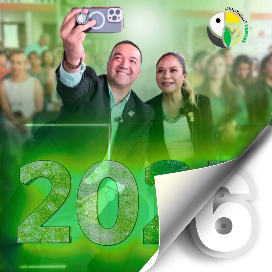 Su apoyo ha sido esencial para nuestro trabajo por Guanajuato.
Juntos hemos alcanzado grandes cosas en este 2025.🥳

¡Que 2026 sea aún más exitoso y juntos recorramos este camino!
¡Les deseamos un próspero Año Nuevo! 

#DiputadosVerdes