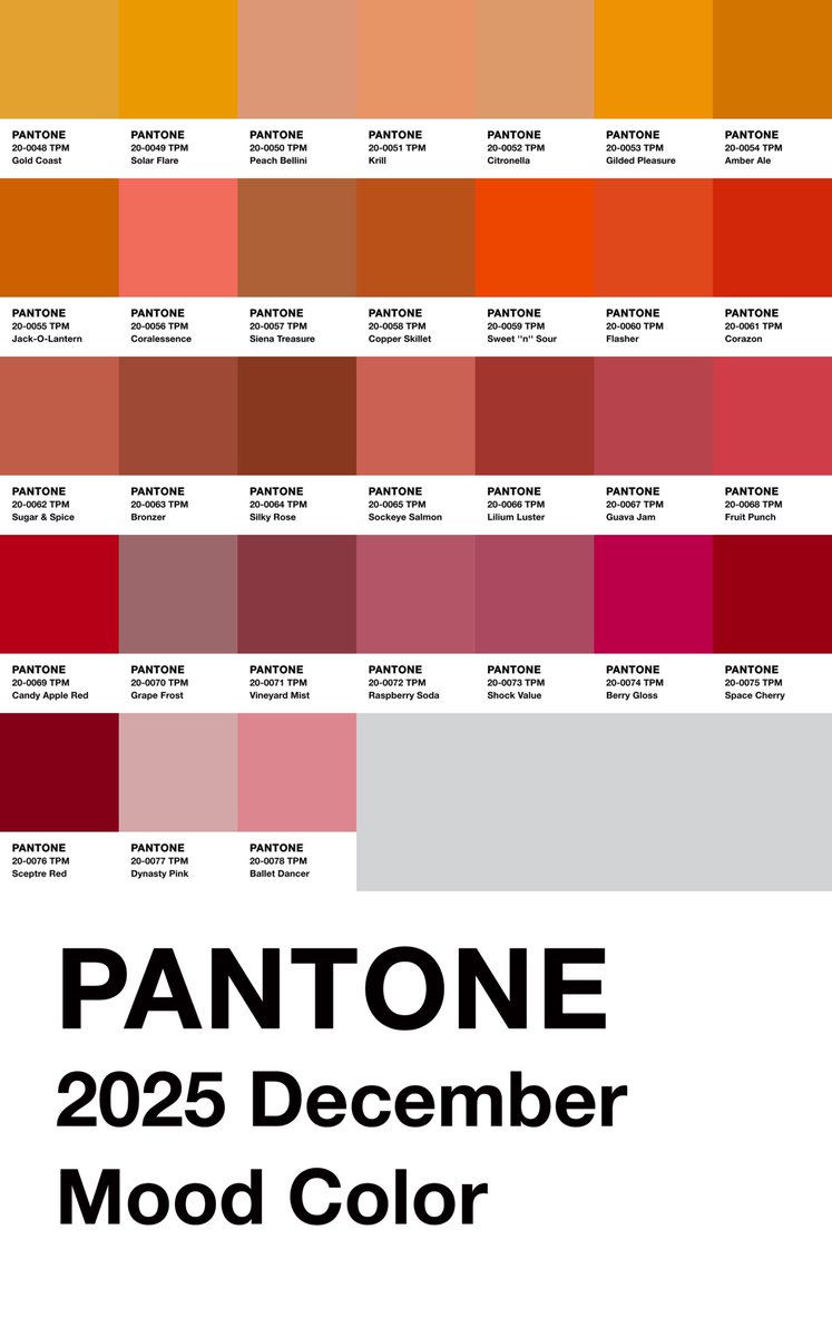 hnnh_lee's tweet image. My @Pantone #MoodColor in #December25 day by #day...

#ColorInspires

#Mood #Colour #Design #GraphicDesign #Pantone #PantoneChallenge