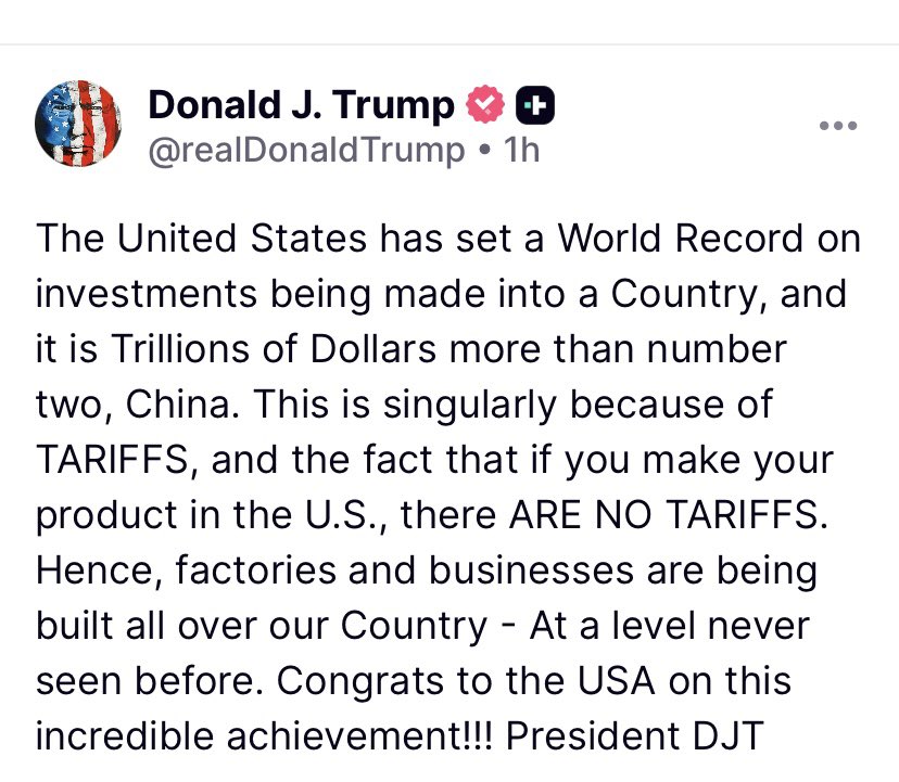 Has anyone else, besides Trump, seen these “factories and businesses that are being built all ove...