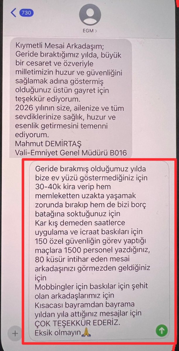 BİZ DE TEŞEKKÜR EDERİZ...
<a href="/mahmutdemirttas/">Mahmut Demirtaş</a> 
<a href="/KollukDer/">KOLLUK-DER</a> #polis