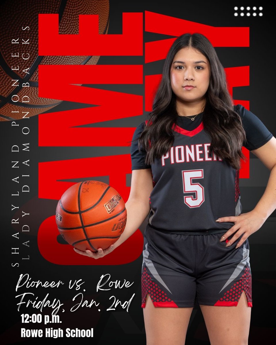 sharylandath's tweet image. Best of luck to our Sharyland Pioneer Diamondback basketball teams as they go up against the Nikki Rowe Warriors on Friday,  Jan. 2nd at Nikki Rowe High School. The girls' tip off is scheduled for 12:00 p.m., and the boys' game is scheduled for 1:30 p.m.   #AllGasNoBrakes