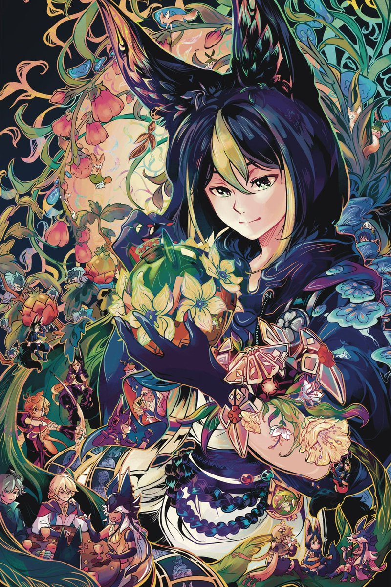 Happy (late) birthday Tighnari! Thank you very much <a href="/ZacharyGordon/">☡ach 🦊🍃</a> ! 

We’ve hidden 13 tighnaris, 7 Dottores, 6 Aranaras, 4 foxes, 3 Cynos, 2 Colleis, 3 Karkatas, alhaitham and kaveh, and Scara and nahida in this one :D