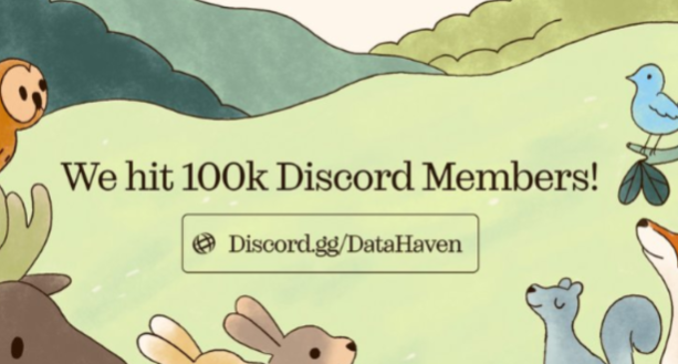 Mus_Pox's tweet image. The 100K Discord milestone is a massive achievement for @DataHaven_xyz and its dedicated community. Through Camp Haven, completing quests and tasks helps you earn XP, stay motivated, climb the leaderboard, and enjoy learning in a friendly and collaborative environment.