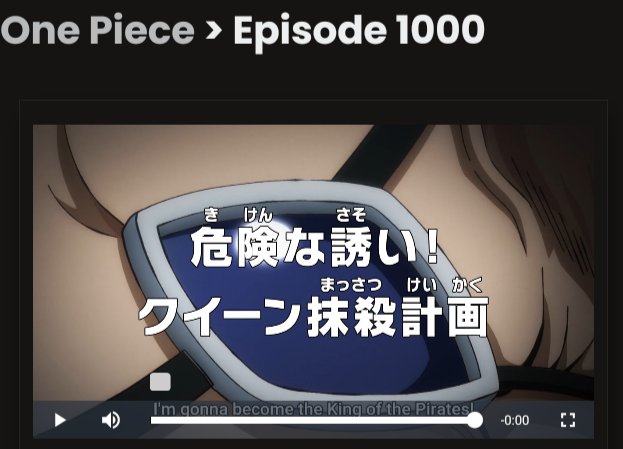 AlmostNotTaco's tweet image. 1000 episodes before new years 🥳 
I love one piece