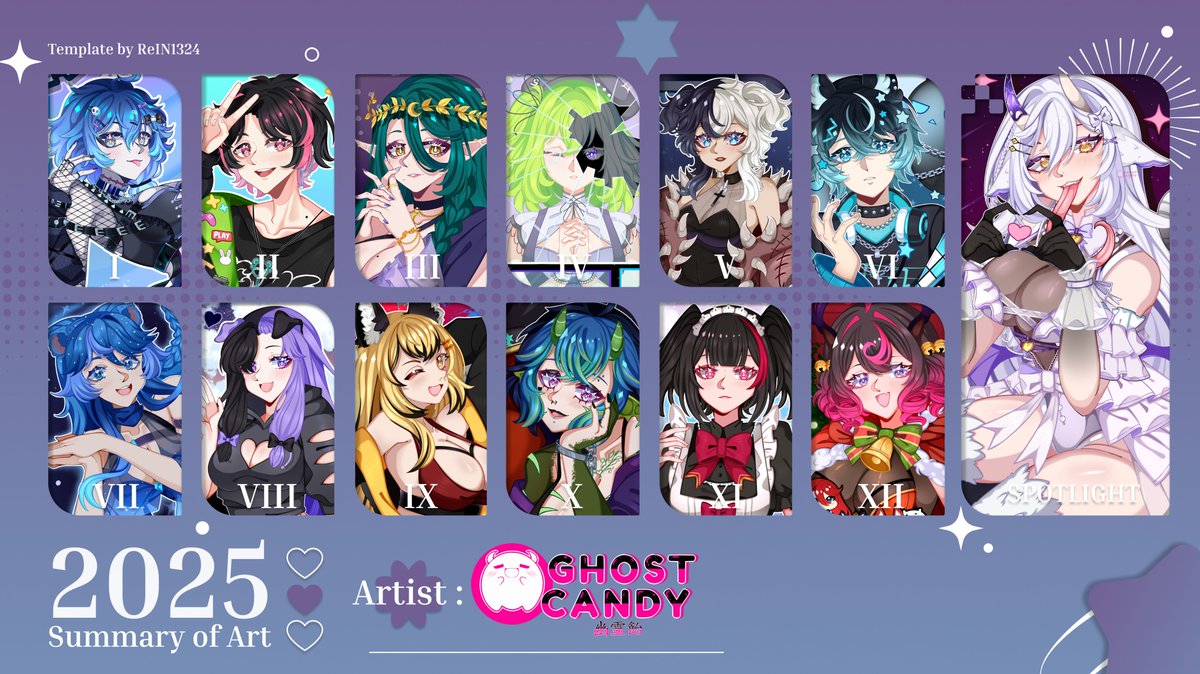 🤍😈Hoy se termina el año 2025!!! y con ello les muestro todas las ilustracion de este año tanto dibujos libres y hermosos trabajos en vgen!!! (ﾉ´ヮ`)ﾉ*: ･ﾟ
#ArtSummary2025 🍪🍩🍬🍫🍭
🍩Para el siguiente año planeo traer muchas mas bellas ilustraciones!! ( ˙▿˙ )
