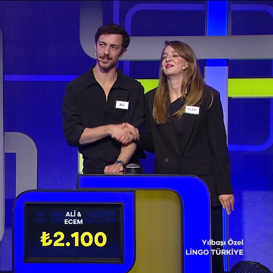 Ali çok yorgun görünüyordu 🥹 o yüzden istediği performansı gösteremedi sanırım ama güzel bitirdik yarışmayı bilseler de bilemeseler de bizi çok eğlendirdiler Ecem ile güzel götürdüler 👏🏻 baya takıldık twetlerle hakkınızı helal edin 🙃

#ecemçalhan #aligözüşirin #lingotürkiye