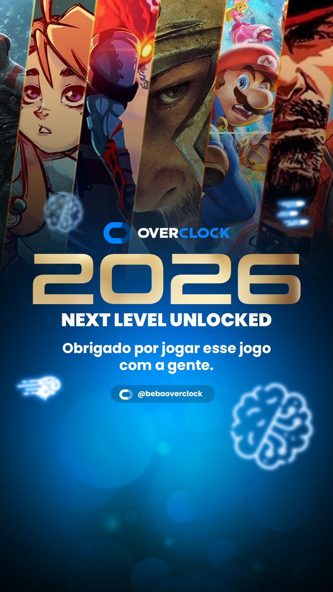 ✨ Feliz Ano Novo! ✨
2025 foi um ano de desafios, foco e muita dedicação — e a Overclock esteve ao lado de vocês nos momentos que mais exigiram concentração, energia e desempenho. Seja no trabalho, nos estudos, nos projetos pessoais ou nos momentos de lazer, vocês fizeram