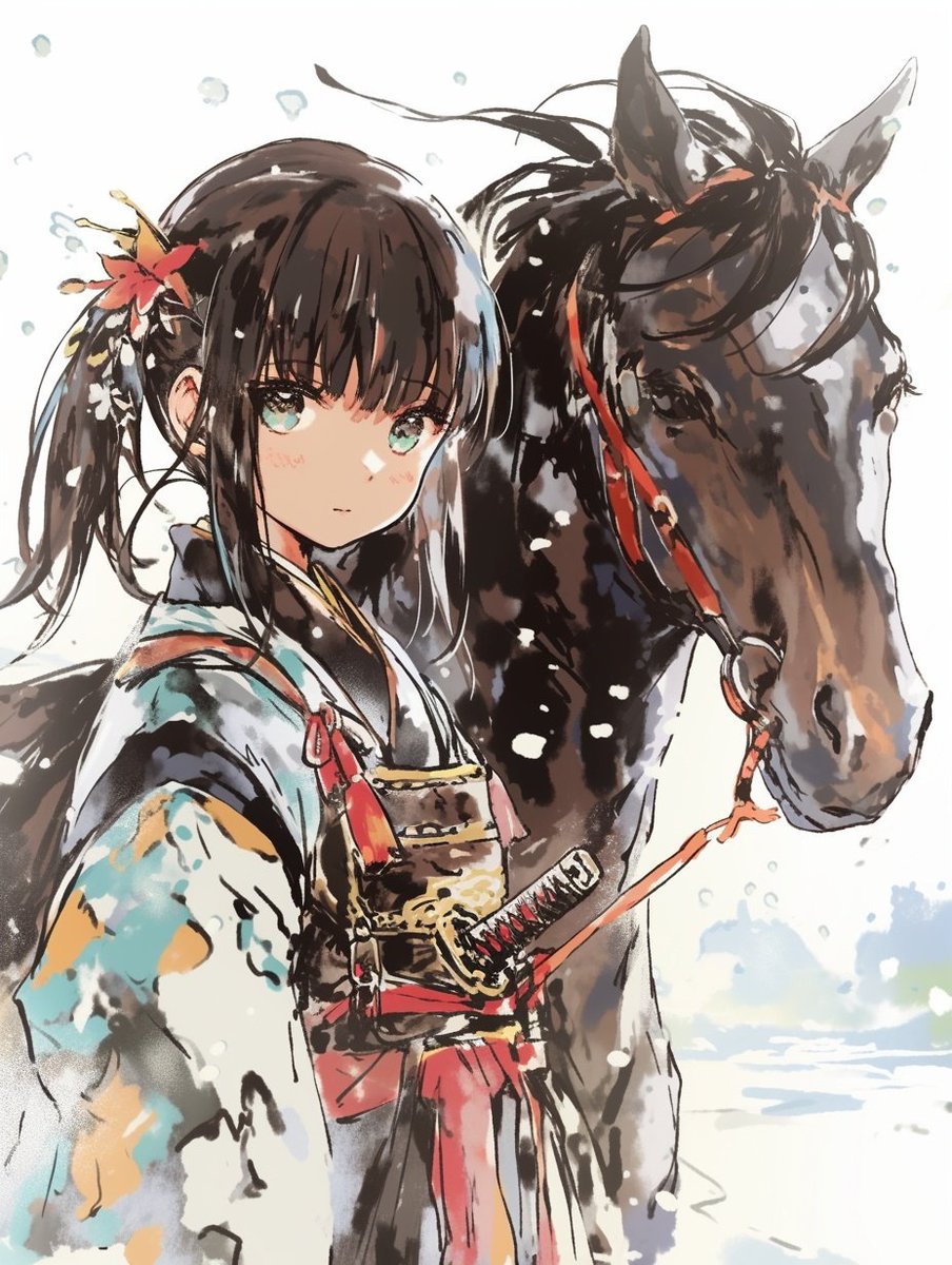 AIイラスト #AIart 明けましておめでとうございます🌅 今年もよろしく