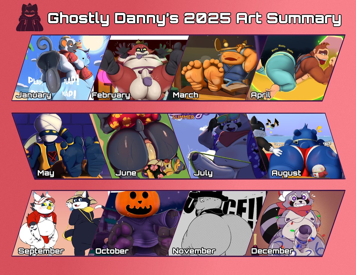 And this is it! Thanks to everyone for the support throught the year! Hopefully next year i’ll do bigger cocks and butts for everyone :p

Which was your favorite art? What would you like to see more next year?