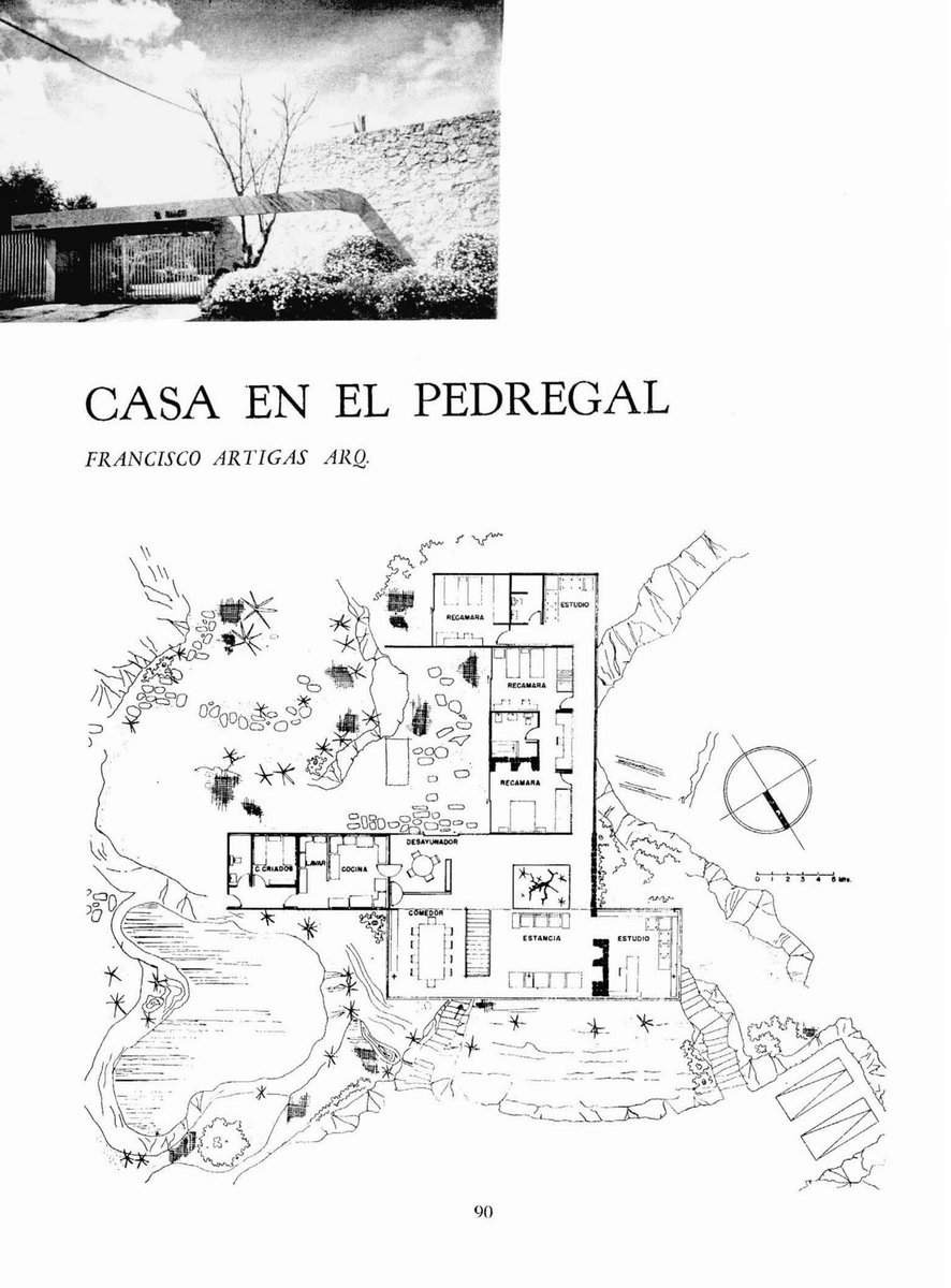 cdmexeneltiempo's tweet image. La casa de Risco 240 en una revista de 1955: fa.unam.mx/editorial/word…