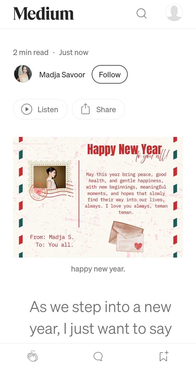 Revolveers's tweet image. Greetings card from my love (temen kandung)