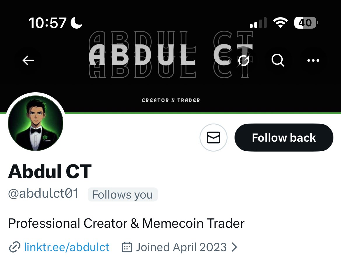 I’m evolving.

From ABDUL to Abdul CT - a clearer identity for the work I do and where I’m headed. So here’s a proper introduction.

I’m Abdul CT.

A creator who communicates ideas clearly, across crypto, DeFi, and beyond.

A trader learning, refining, and documenting the process