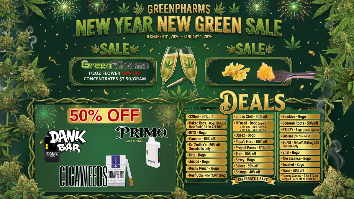 Our NEW YEARS SALE 🎇 is happening NOW!