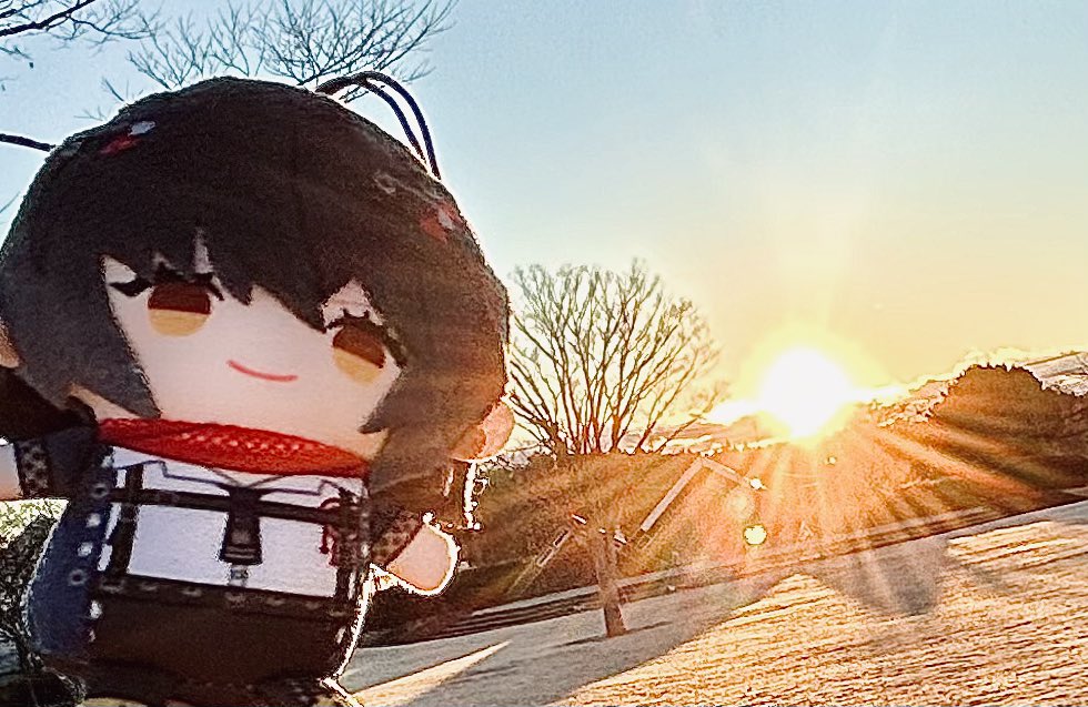 超初日の出って感じ 