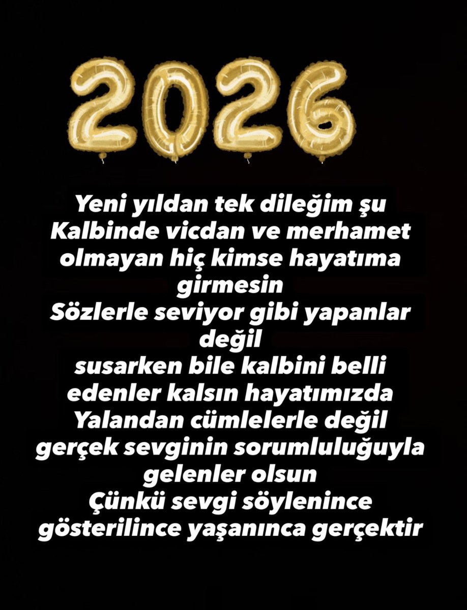 Artık tek duam 🙏