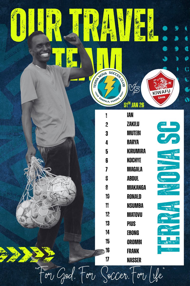 TerraSoccer's tweet photo. "🚀 TRAVEL TEAM ALERT 🦁! Terra Nova SC takes on KIWAFU Lions FC this Thursday at St Mbaga! 🥅🔥 Let's go, TEAM! 💪 We're gonna crush it! ��� Who's with us? 🙌 #TerraNovaSC #TNSC #LetsGoTeam #KiwafuLionsFC" https://t.co/hqlyryfBjh