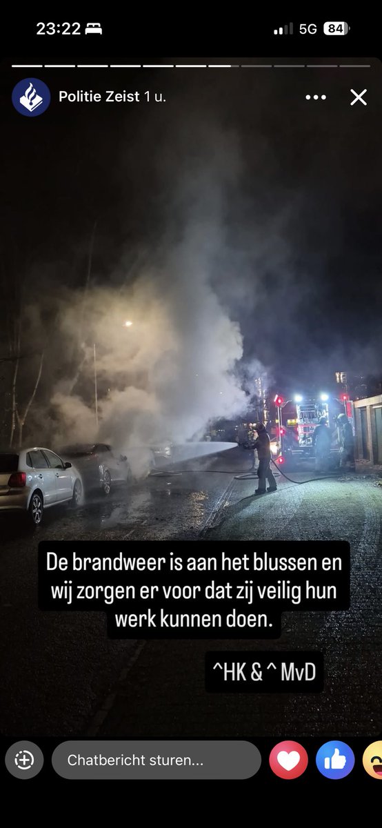 Autobranden in Zeist