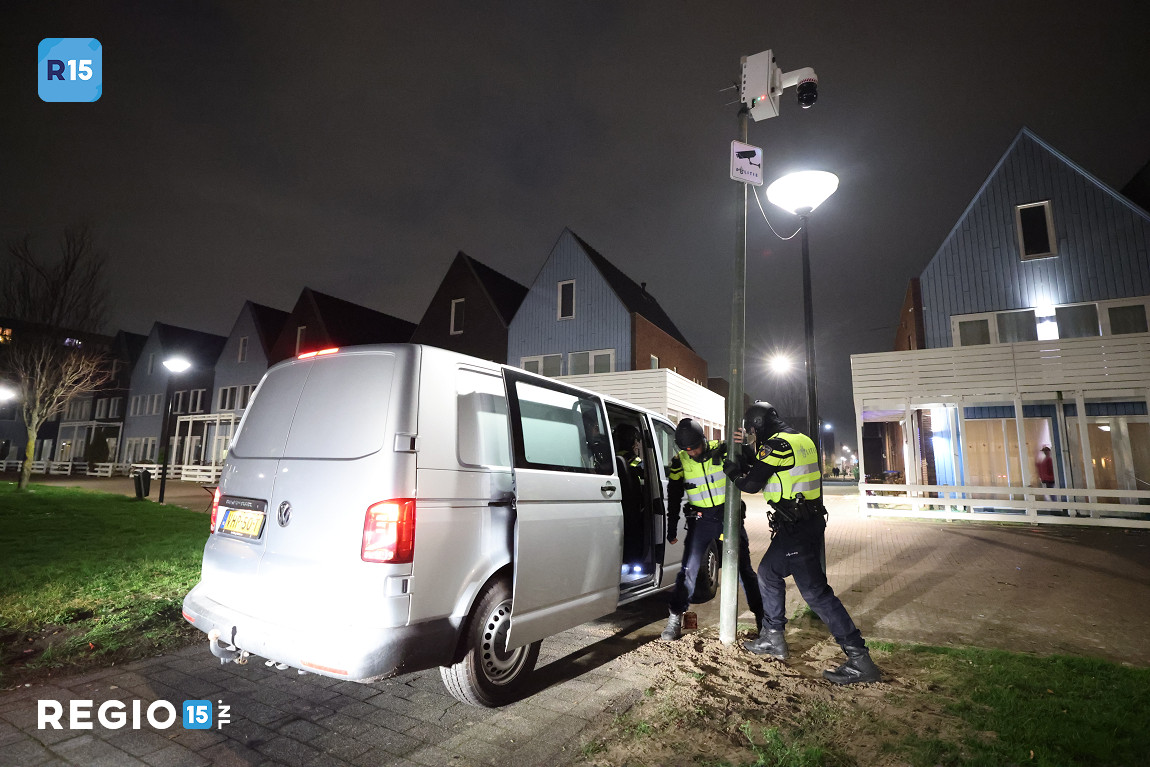 Vernieling van politiecamera op de Dallashof