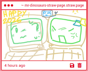 my 3 favorite computers ^-^ happy new year everydino, 2025 was an awesum year for me because of everyones support and my community, i hope that everyones 2026 will be epic too