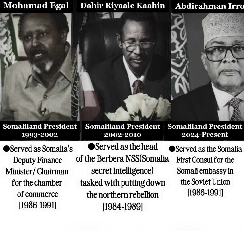 The absurdity of the so-called called “Isaaq genocide” narrative unravels once you realise that previous Somaliland presidents including the current one were high ranking members of the Somalia Government at the time