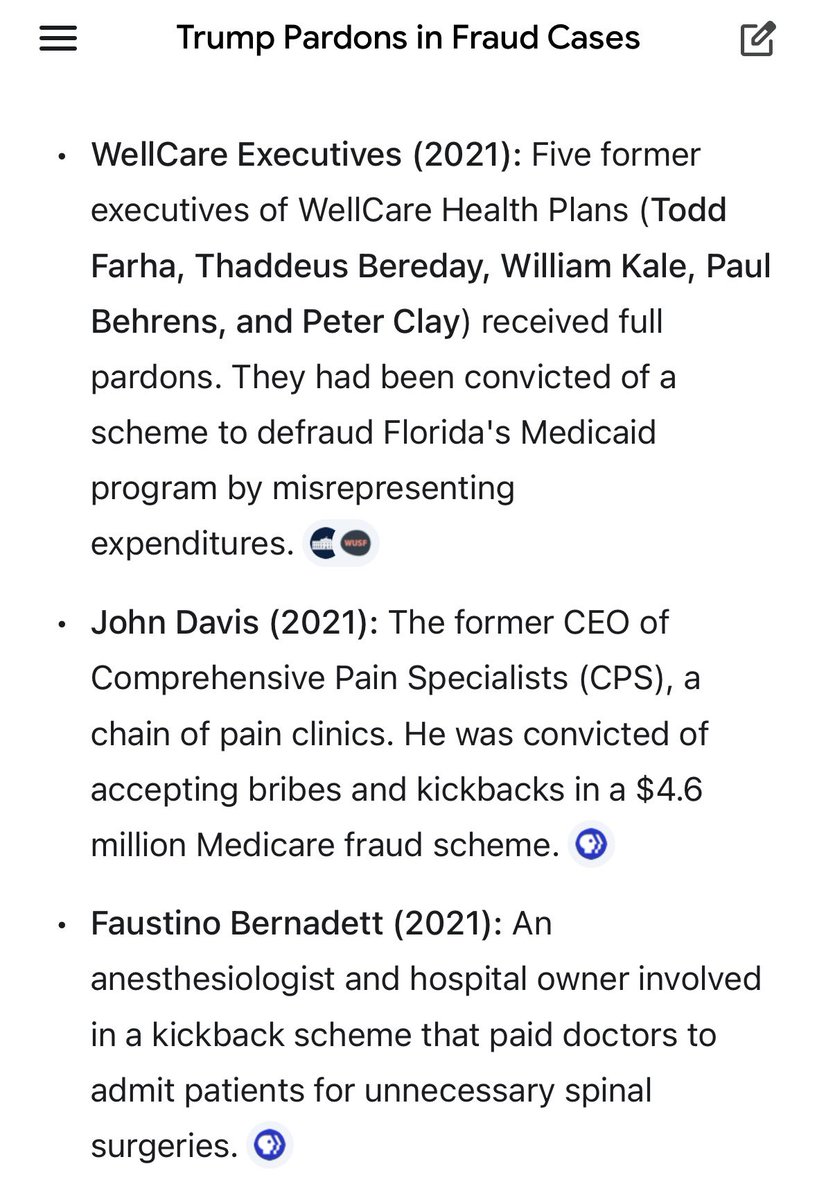 devahaz's tweet image. Minnesota fraud rings are real and very bad. All should be pursued and prosecuted. But selective outrage around this particular fraud involving Somali immigrants is stupid. I asked Gemini about healthcare fraud ringleaders pardoned by Trump. This deserves as much or more outrage:
