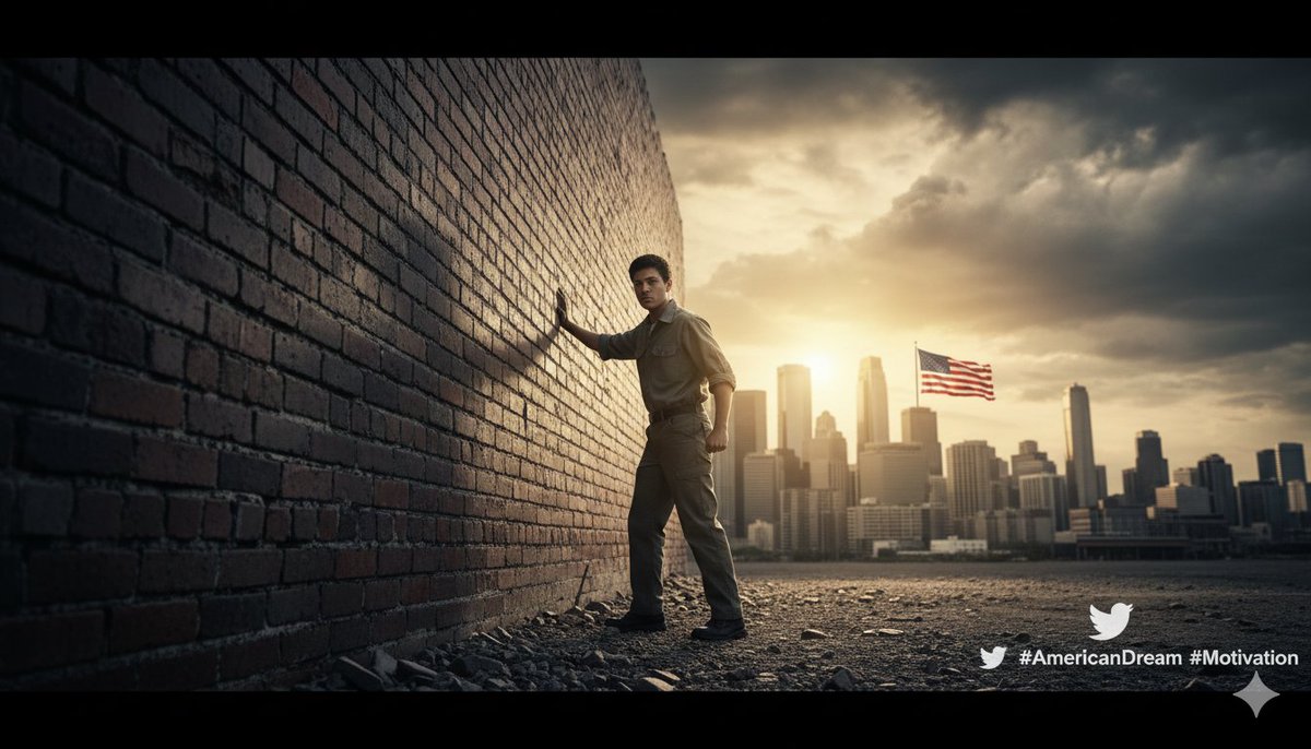 MotivesFlow's tweet image. Hey Dreamers! 🇺🇸 Ever felt stuck? Like you're chasing the American Dream but hitting a wall? Remember, our nation wasn't built on comfort. It was forged in grit, resilience, and the relentless pursuit of something better. That spirit lives in you! #AmericanDream #Motivation