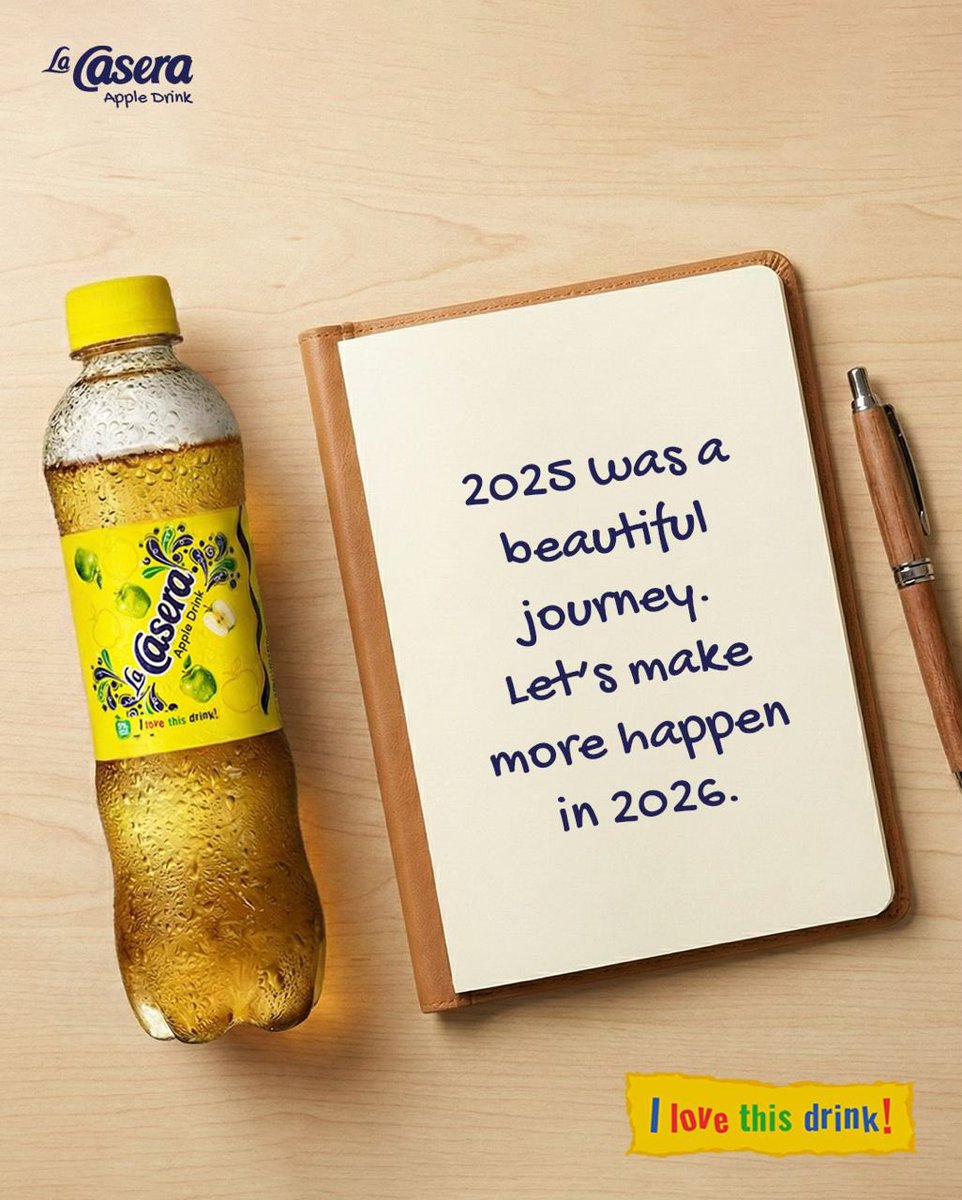 2025 showed up. We showed up harder. Here’s to making 2026 even better

#LaCaseraApple #LaCasera #RealAppleGoodness #ILoveThisDrink #MakeNextHappen #MyLaCaseraandI #MyLaCaseraandI #Tastyappleaffair
