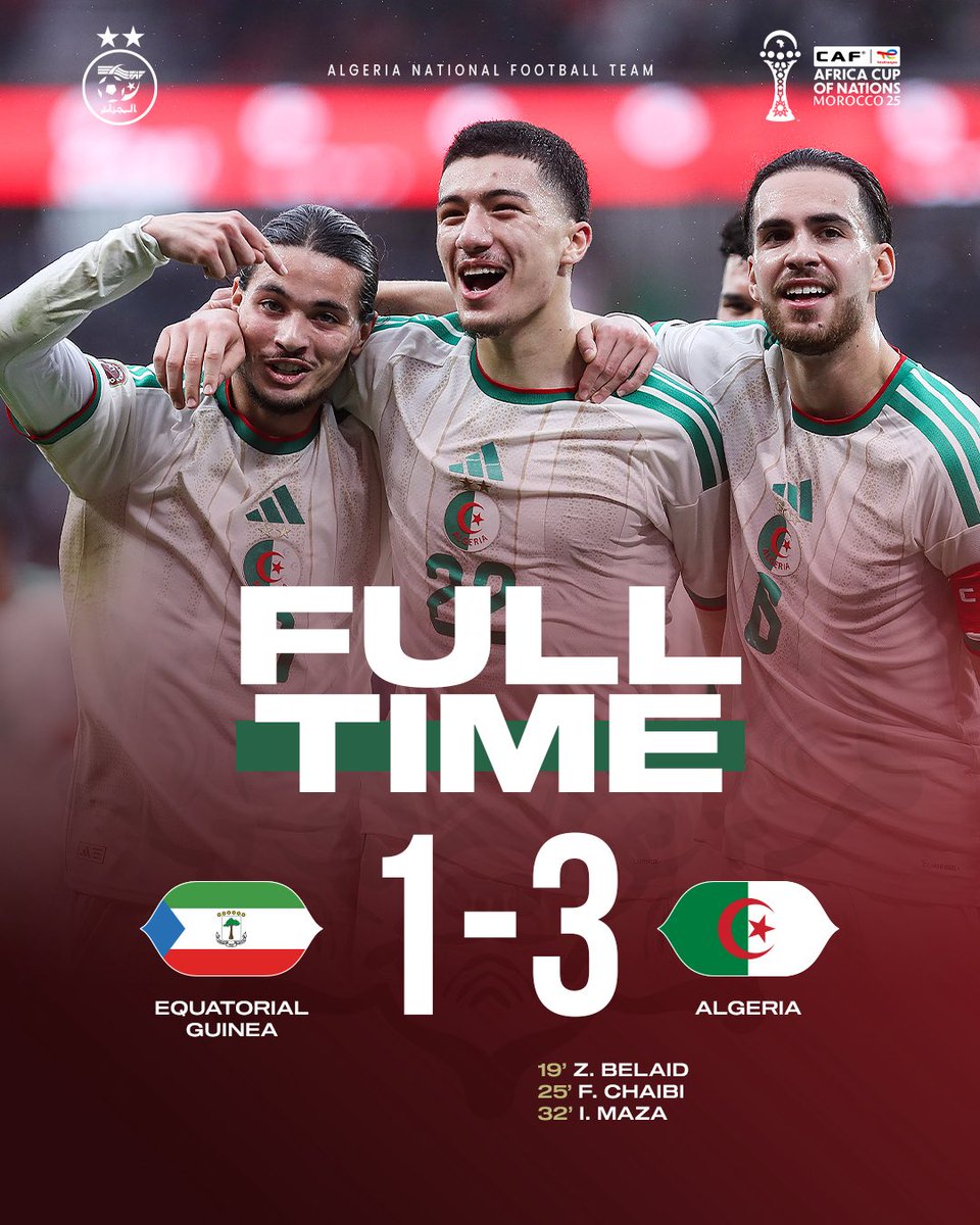 Équipe d'Algérie de football tweet media