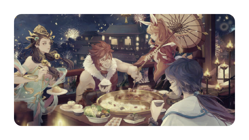_B0ARDM4STER's tweet photo. ⠀
The Yaotian family gathered around the low wooden table, sharing steaming soups and plates of dumplings as the night of Chang’an buzzed with distant fireworks.

Yixing smiled from ear to ear, his heart as light as a feather.
⠀ https://t.co/arRnstqDPO