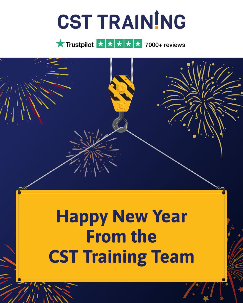 🎇 Happy New Year from the CST Training team! 🎆 

Thank you for a great 2025, and we look forward to helping even more learners progress their careers in 2026.

#trainingprovider