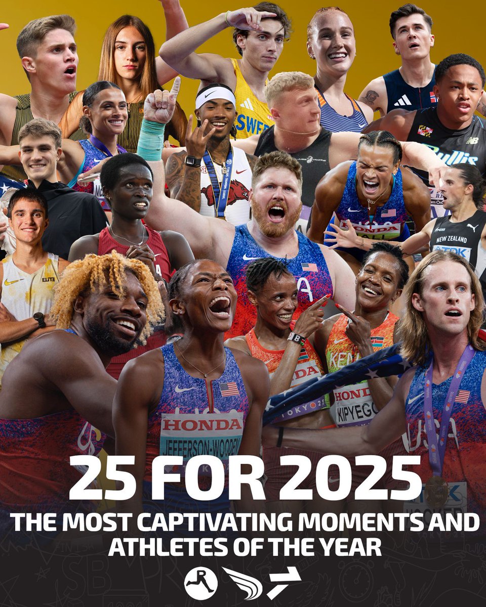 DyeStat's tweet image. 𝑻𝒉𝒆 𝒀𝒆𝒂𝒓 𝑻𝒉𝒂𝒕 𝑾𝒂𝒔 🎉

DyeStat's team came up with the 2️⃣5️⃣ most electrifying moments of the 2️⃣0️⃣2️⃣5️⃣ track and field and cross country seasons.

📰 buff.ly/XHiLr5t