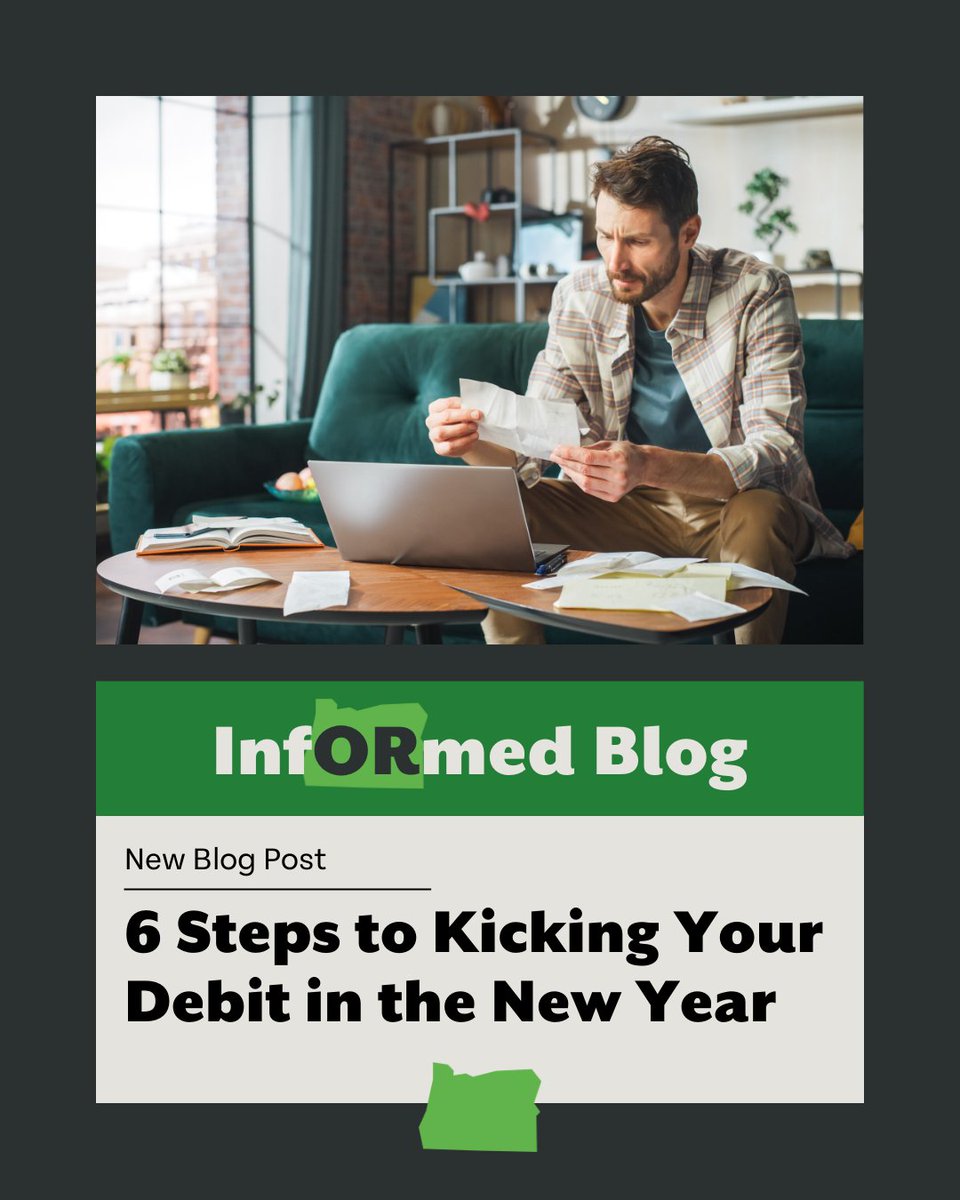 If you’ve decided it’s finally time to get out of debt, congratulations! Before you get started, though, you’ll need a plan. Check out this week's blog post for help putting your plan together! Link in our bio.

#oregonianscu #infORmedblog #debt #personalfinance