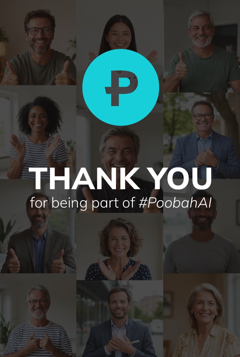 GM PoobahAI Nation! 🌅

2025 goal: 4,000 users bridging AI × blockchain
2025 reality: 5,223

You didn't just show up. You exceeded every expectation.

Thank you for building with us. 🙏