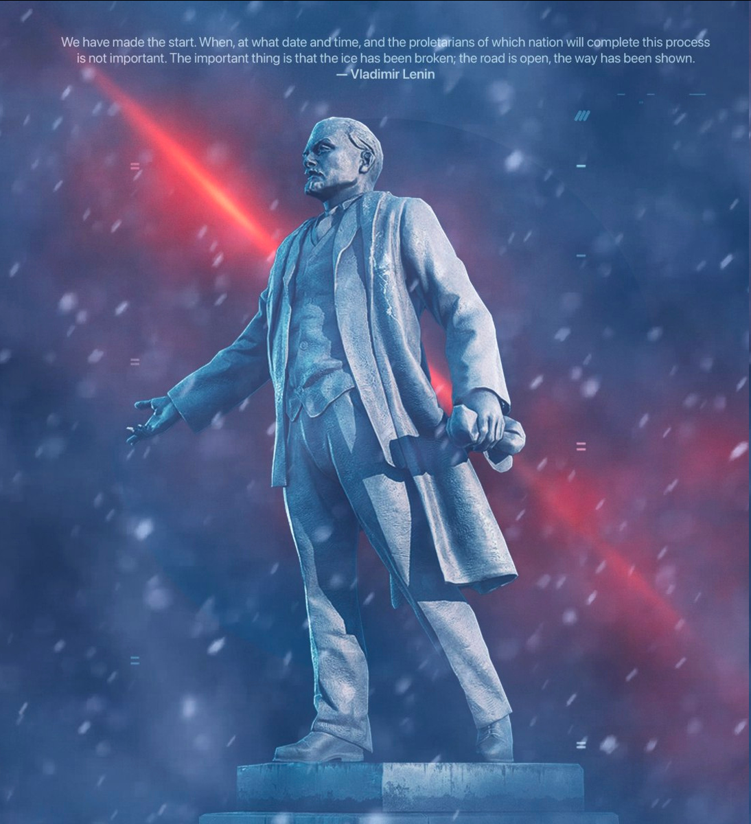 We congratulate all comrades on the New Year and wish new successes in reviving the communist movement.