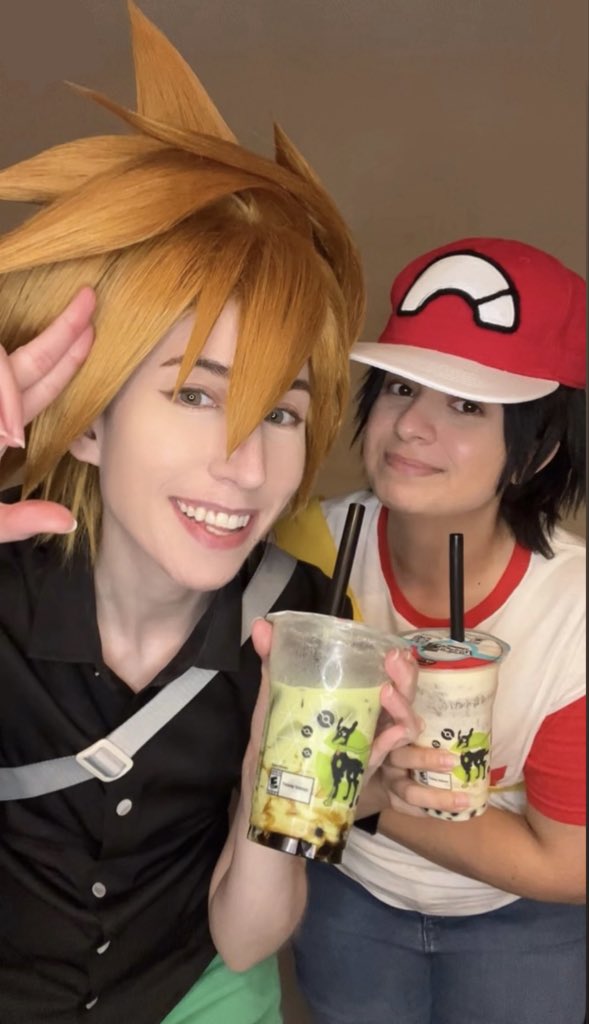 The <a href="/Pokemon/">Pokémon</a> Legends: Z-A boba drinks from Kung Fu Tea are SO good! 🧋✨
We both want to get another Z-A Royale Milk Tea soon!! 💖

Blue Oak / Green Okido is me, Red is <a href="/ChickenTenderz/">Veve</a>, Cosplays made by us

#pokemon #PokemonLegendsZA #kungfutea #zygarde #pokemoncosplay