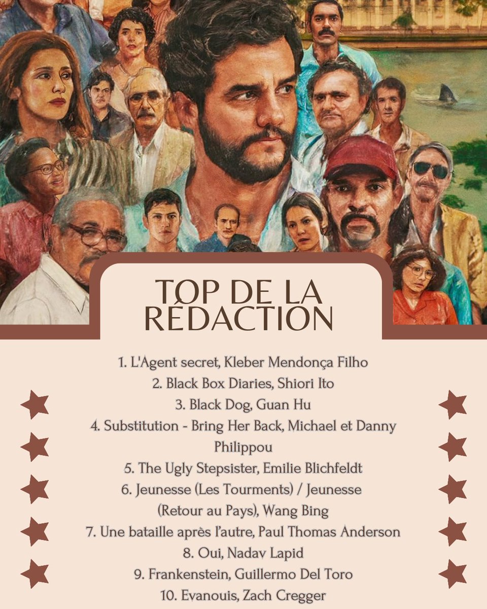 [TOP 2025] : L'année ciné 2025 a été aussi
riche que passionnante : voilà ce qu'on en a modestement pensé (avec tout plein de tops dedans).

<a href="/LeoIurillo/">Léo iurillo</a> / <a href="/JazPerrono/">The J@Zz</a> / <a href="/Shania_Wolf/">Lila 🦝 Gaius</a> / <a href="/Teddy_Devisme/">Teddy Devisme</a> / <a href="/Liam_Popcorn/">Liam🍿</a> / <a href="/Tinalakiller/">Tinalakiller</a> / <a href="/Livio_Lonardi/">Livio Lonardi</a>

fuckingcinephiles.blogspot.com/2025/12/fuckin…