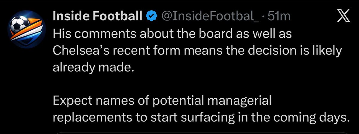 Inside Football tweet media