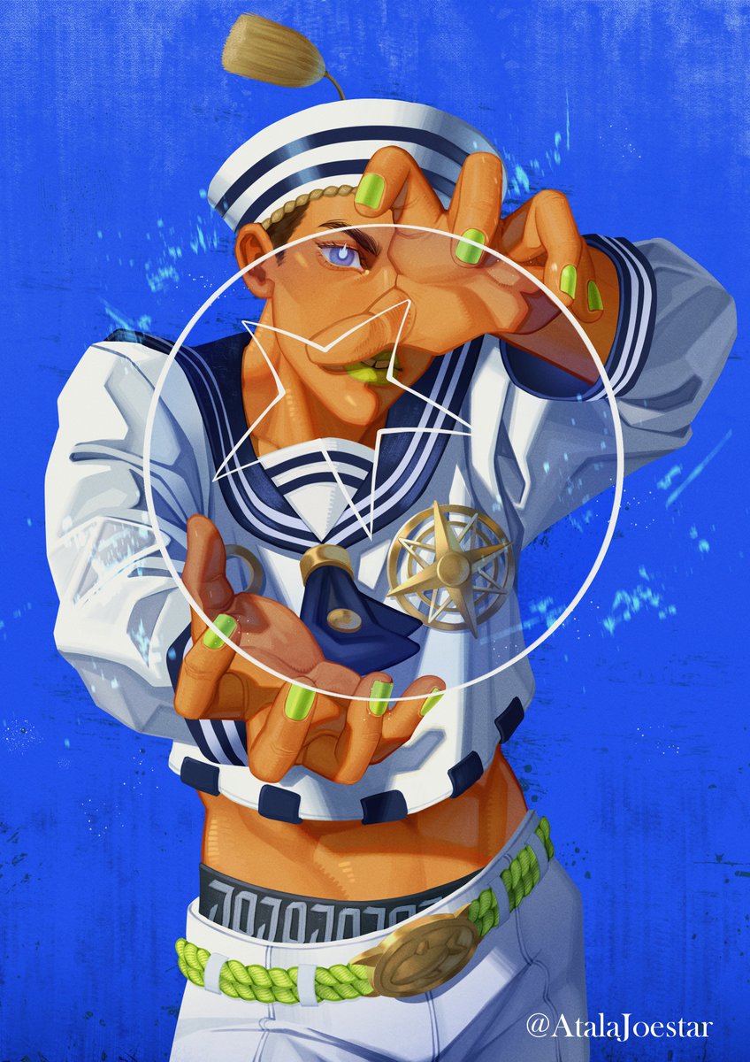 AtalaJoestar's tweet image. The software I used &amp;amp; the art I made
#jjba