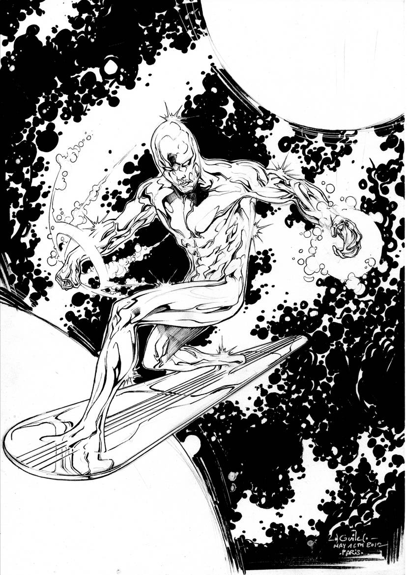 iamluke85's tweet photo. #silversurfer artwork by #GuileSharp https://t.co/xY6RJIYUct