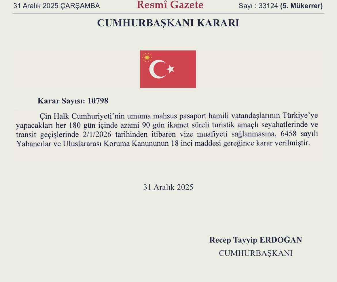 EmreCaliskan_50's tweet photo. Kapadokyamız için uzun zamandır beklediğimiz haber geldi!

Sayın Cumhurbaşkanımız @RTErdogan 'a bu önemli adım için teşekkürlerimi sunuyorum.

Çin vatandaşlarına Türkiye'ye yapacakları her 180 gün içinde azami 90 gün ikamet süreli turistik amaçlı seyahatlerinde ve transit geçişlerinde vize muafiyeti uygulanacak.

Bölgemizin turizmine büyük katkı sağlayacak bu adım hem ülkemize hem de hasseten Nevşehirimize hayırlı olsun.